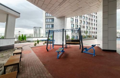 Shevchenkivs'kyi District Apartment | Petrovdom Apartments 33-413 in RC Manhattan , Beresteiskyi 11