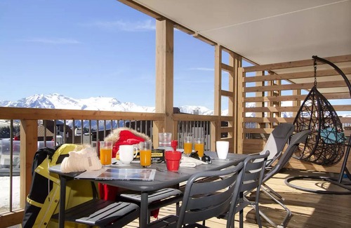 Bergers Apartment | PHOA12 Ein südwärts gelegener Coccon im Herzen des Alpe Residenzski zu den Füßen