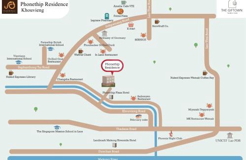 Vientiane Apartment | Phonethip Residence, 350 mt from Sokpaluang Foodie Spots