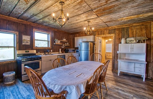Alix Cabin | Picturesque perch next to the Mulberry River with instant access to Oark AR!