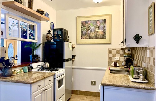 Old Towne Cottage | "Pineapple Cottage" Steps to the Ocean & Main St. 🌀Relax & make memories🌀. 🏖️🌊