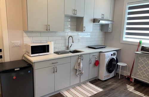 Mission Apartment | Place Near The River surrounded by mountains, hiking trails close to a park.