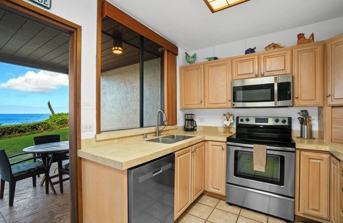 Poipu Condo | Poipu Makai B-1, A/C - Oceanfront - Enjoy the view!