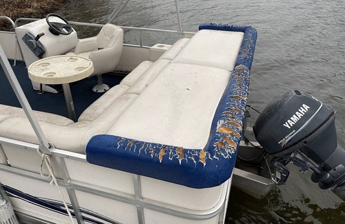 Burtrum Boat Rental | Pontoon Boat 21 ft. Perfect for a tour of the lake!