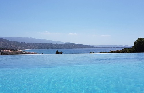 Porticcio Villa | Porticcio Beautiful Villa Sea View, Private Heated Pool, 800m Agosta Beach