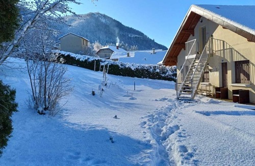 Coyriere Apartment | Pretty Private Studio surrounded by mountainous nature. Pets Allowed