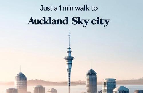 Auckland Central Business District Apartment | Prime Location Modern 1BR Beside Skytower VS Pool