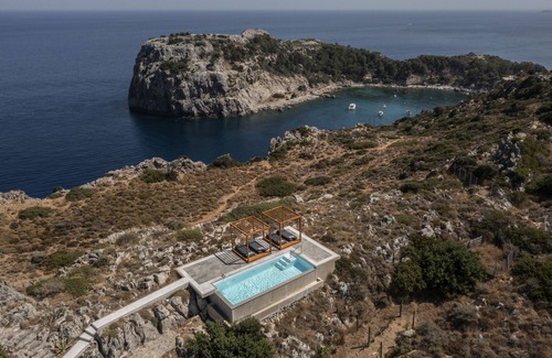 Faliraki Villa | Pristine Seaview Villa , with 5-Star Resort Access