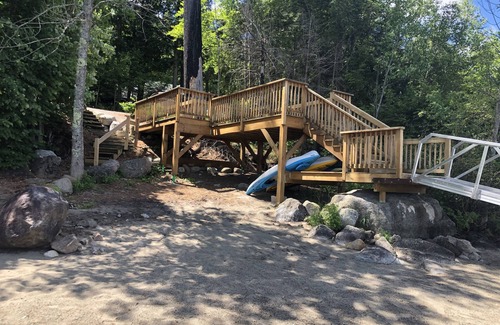 Adirondack House | Private 100' Beach & Dock - Kayaks, SUP - Modern Amenities, Gorgeous View!