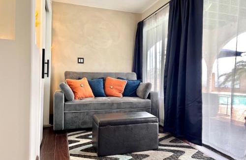 Morro Hills House | Private Bedroom & Bathroom Grove, Pool & City View