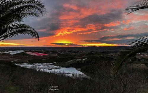 Morro Hills House | Private Bedroom & Bathroom Grove, Pool & City View