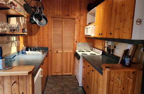 Vermontville Cabin | Private cabin in the Adirondack woods, with own waterfront on Loon Lake.