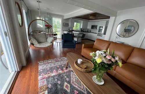 Portsmouth House | Private Coastal Waterfront Summer Resort Home with Dock
