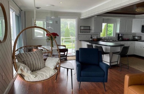Portsmouth House | Private Coastal Waterfront Summer Resort Home with Dock