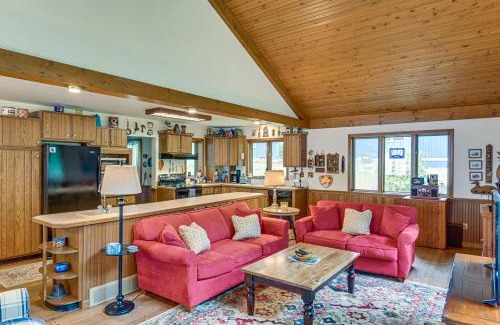 Three Rivers House | Private Dock and Stunning Views Corey Lake Getaway!