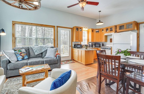 Augusta Cottage | Private Dock & Deck: Tranquil Dam Pond Cottage!
