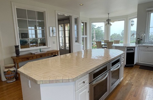 Campanil House | Private Gated Estate with Panoramic Ocean Views, Pool, & Fire Pit