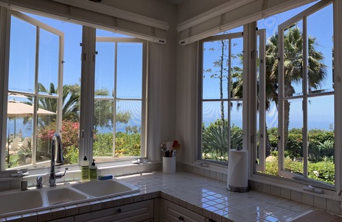 Campanil House | Private Gated Estate with Panoramic Ocean Views, Pool, & Fire Pit