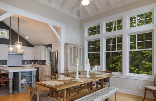 Leland House | Private Lake Michigan lakefront luxury retreat North of Leland w stunning views