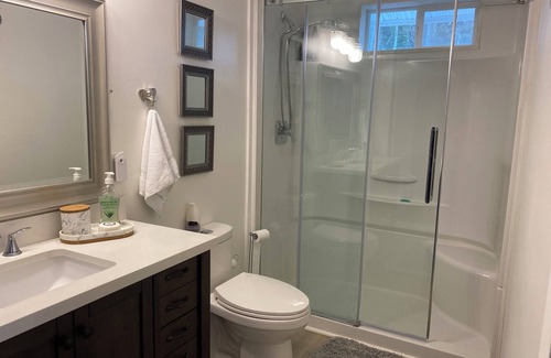 Regional District of Nanaimo House | Private Master Bedroom in a Farmhouse
