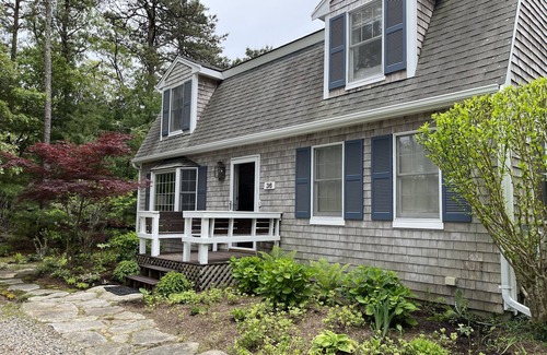 Lagoon Heights House | Private Meadow View Family Retreat - 4 BR, AC, Large Yard, Tennis, on Bike Path