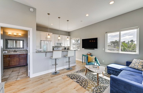 Point Loma Heights Apartment | Private Ocean Beach Studio w/Ocean Views!