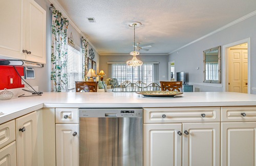 Socastee Condo | Private Patio + Resort Perks: Myrtle Beach Retreat