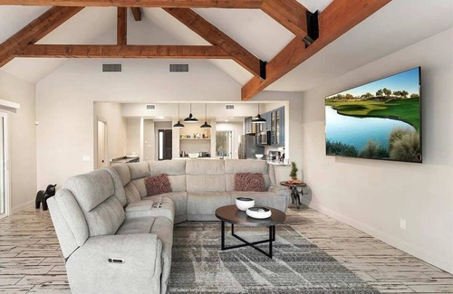 Desert View Village House | Private Pickleball Court, Pool & HotTub, Fire Pit +