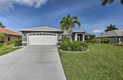 Trafalgar House | Private Pool and Canal Views Home in Cape Coral