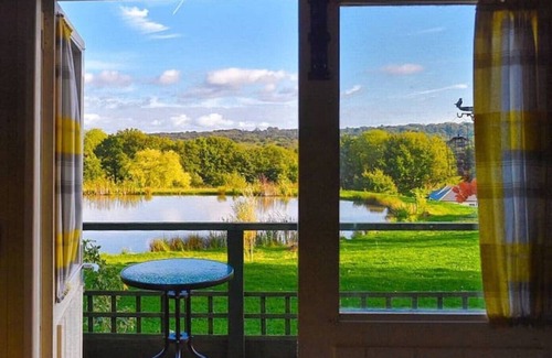 Hadlow Down House | Private, quiet en-suite hut, glorious views to South Downs, wild swimming.