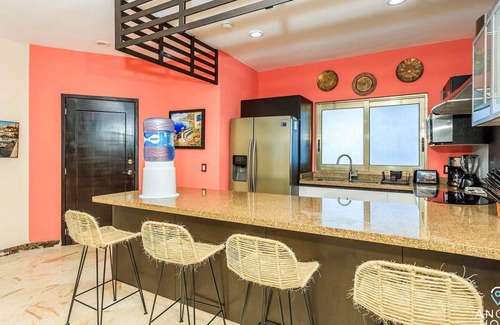 Playacar Condo | Private Rooftop Jacuzzi & Lounge + Big Pool Onsite