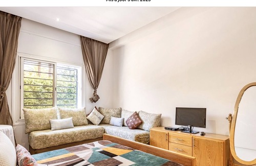 Medina of Rabat Bed & Breakfast | Private room in the city center seen on the garden