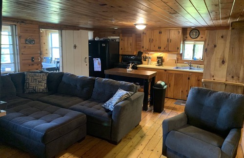 Farmington Falls Cottage | Private & secluded waterfront cabin on 5 acres 3 bedroom 1 bath amazing views