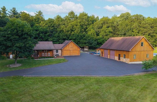 Elliottsburg Cabin | Private Upscale Cabin, secluded w/pool and hot tub