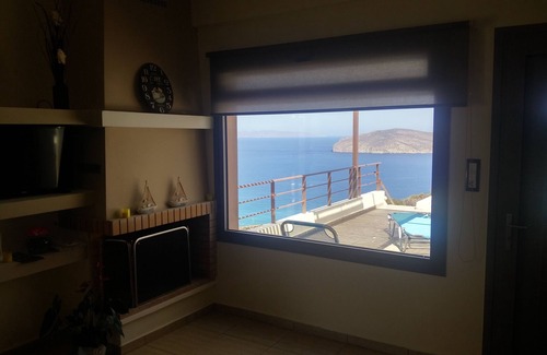 Pefki Villa | Private villa Kefali - private pool - spectacular view