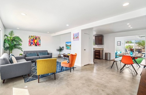 Desert Park Estates House | PS I Love You - Elegant Design, Cozy Fire Pit & Poolside Bliss