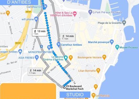 Antibes Old Town Apartment | PWS Antibes, Provence-Alpes-Côte-d'azur, Studio
