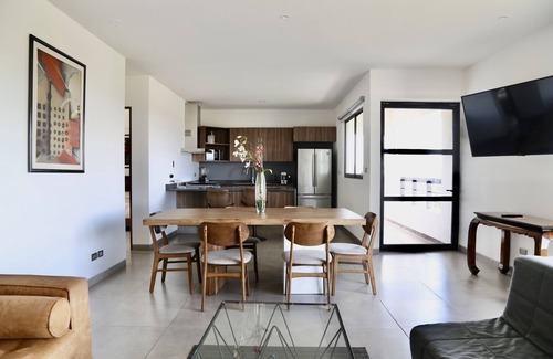 Puebla Apartment | Pyramid view of Cholula! Moderno Apt c/2 BR