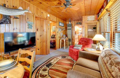 St Germain House | Quaint and Cozy Lake Cabin with Dock and Beach Access!