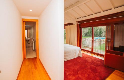 Travassos Hotel | Quarto Duplo com Jardim e Piscina