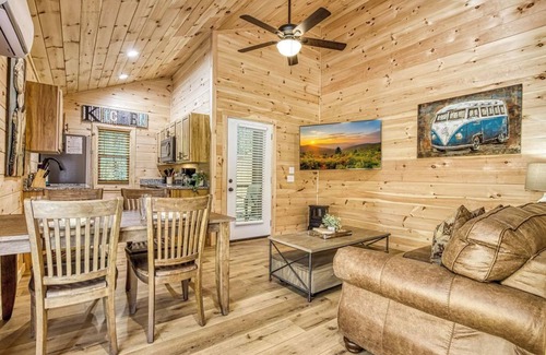 Cosby Cottage | Queens Quarters- Pickleball Court, Creek, WIFI, Mountain Views, Starting at $79"