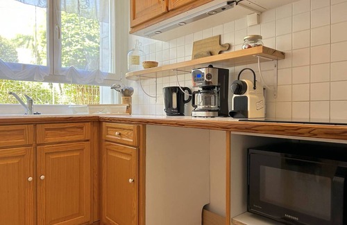 La Faviere Apartment | Quiet Apartment with Terrace, 500m from Beach, Parking Included