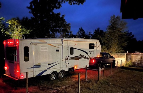 Youngstown RV Rental | Quiet County RV Lot private entrance & Fenced