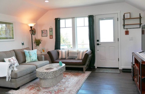 Lummi Island Cabin | Quiet, Cozy, Water View, Loft Apartment Style Getaway, Located on 3 Acres