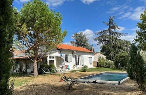 Puylaurens House | Quiet house with unheated pool and countryside views