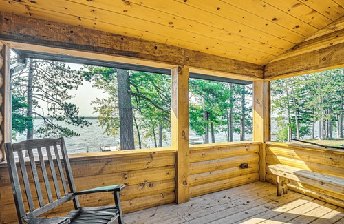 Conover Cabin | Quiet Lakefront Conover Cabin Near ATV Trails