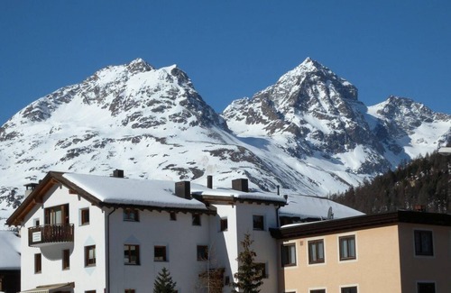 Sankt Moritz-Bad Apartment | Quiet location at the beginning of the forest, next to the cross-country-slopes.