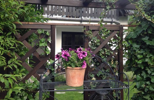 Ohlhof Apartment | Quiet town near comfortable apartment with a balcony in Goslar / Upstairs