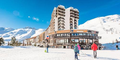 Tignes le Lac Hotel | Résidence Palafour - Petit studio 2 - nord vue montagne MAE-4827