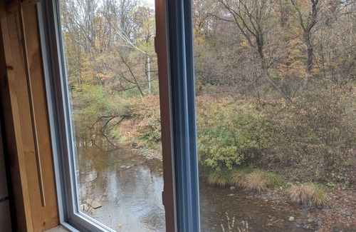Port Matilda Condo | Rare 2 bd creek front 15 min drive to State College (PSU)